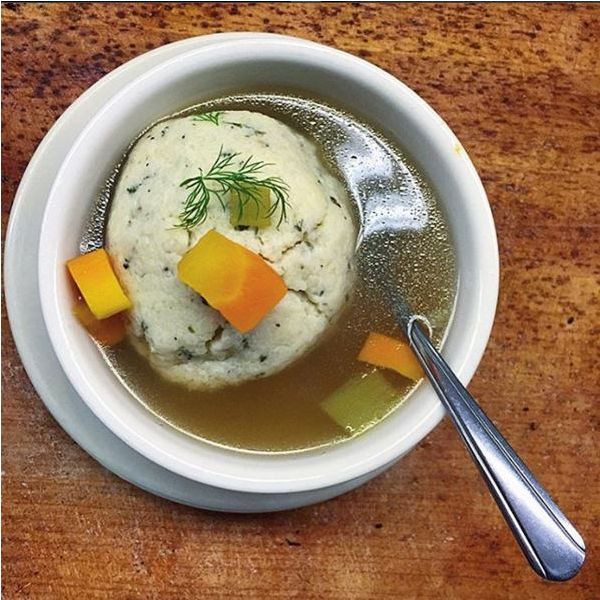 Matzoh ball soup