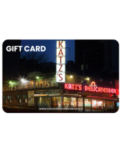 Katz's Electronic Gift Card