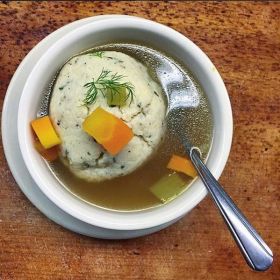 Matzoh ball soup