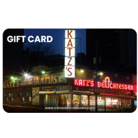 Katz's Electronic Gift Card