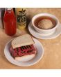 Half Sandwich with Matzoh Ball Soup