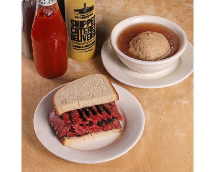 Half Sandwich with Matzoh Ball Soup