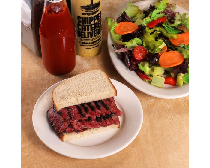 Half Sandwich with House Salad