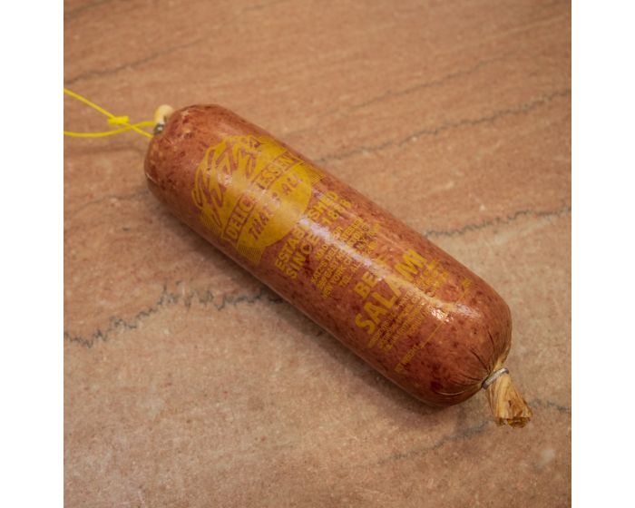 soft salami close up